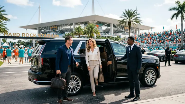 Luxury Transportation for The Miami Dolphins Football Season