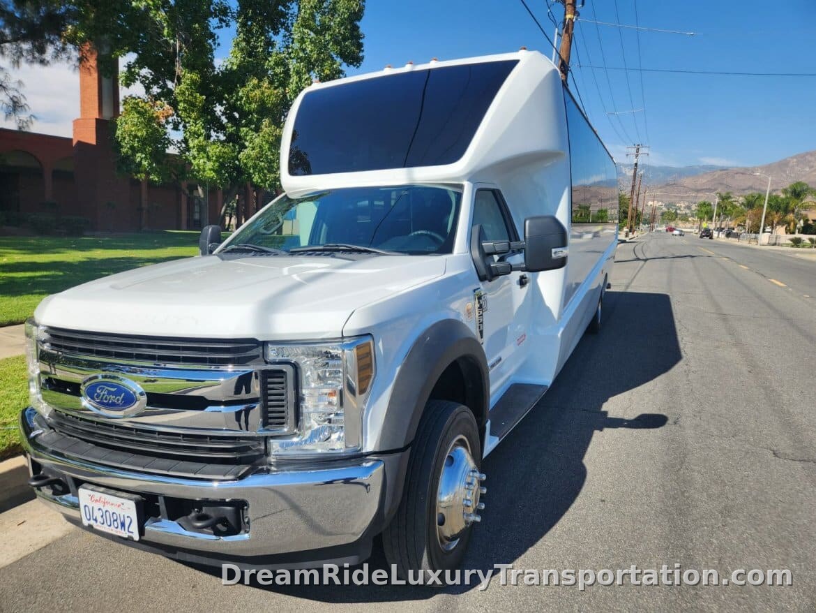 Executive Minibus (27 Passenger) — DreamRide luxury fleet, South Florida