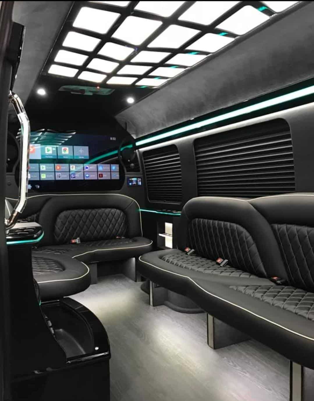 Mercedes Benz White Luxury Party Bus Edition — photo 2 of 3