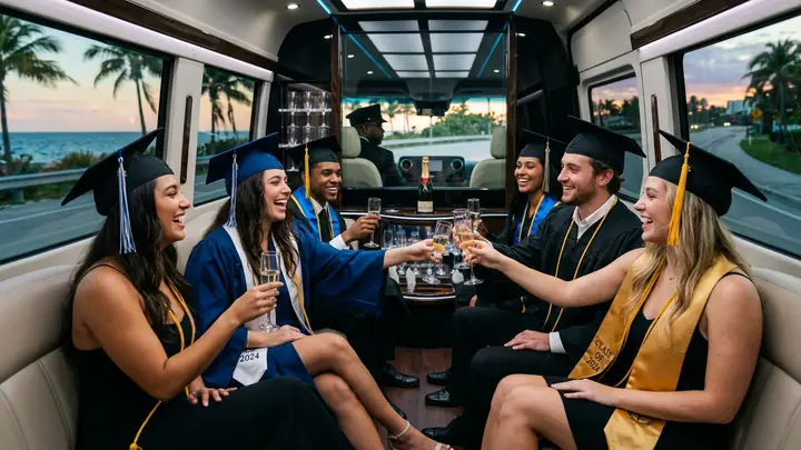 Why A Limo Is Worth Booking For Graduation | Dreamride Luxury Sprinter Transportation & Limos