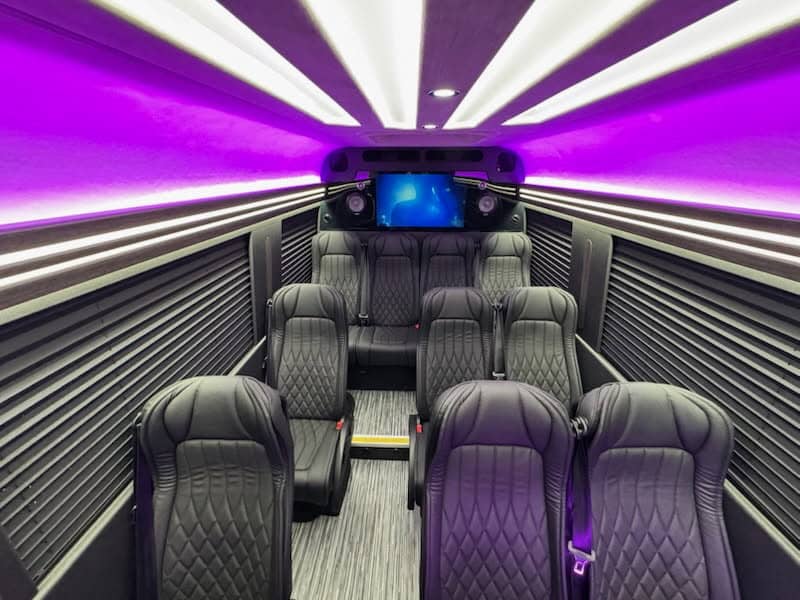 Mercedes Sprinter — VIP Executive (14 Passenger) — DreamRide luxury fleet, South Florida
